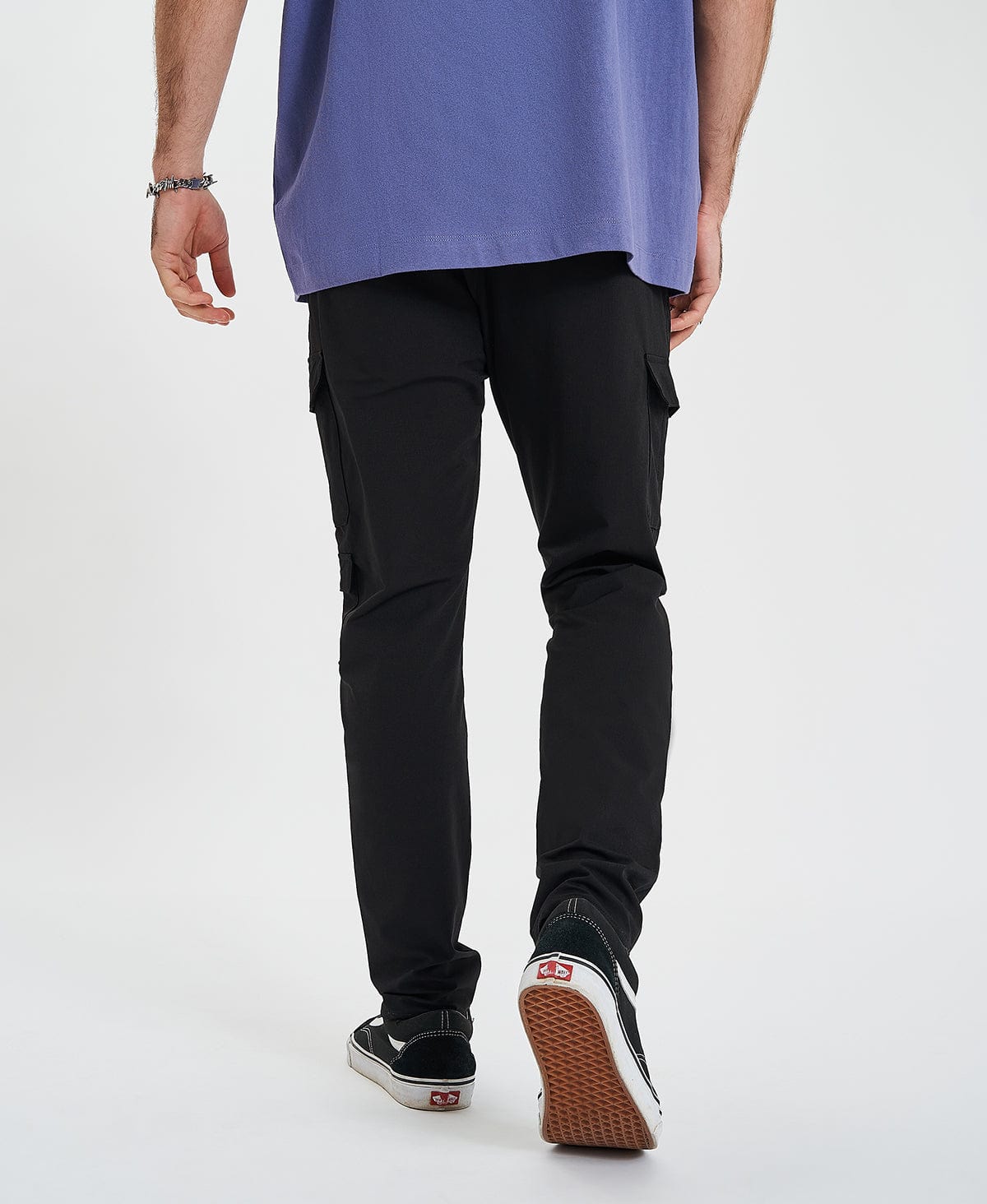 Cargo Pants for Men Men's Side Pocket Trousers with Zipper Placket Skinny  Jeans Men's Pants Black Joggers for Men Black S - Walmart.com